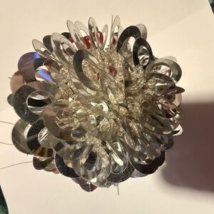 Zodax Silver Ornament Ball IN 3054 set of 4